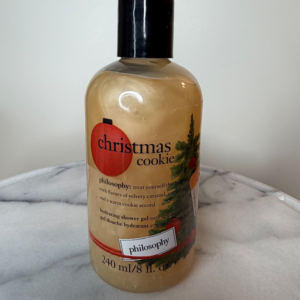 Philosophy Christmas Cookie 3-in-1 Shower Gel Bubble Bath Shampoo 8oz Holiday